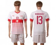 Wholesale Cheap Switzerland #13 Rodriguez Away Soccer Country Jersey