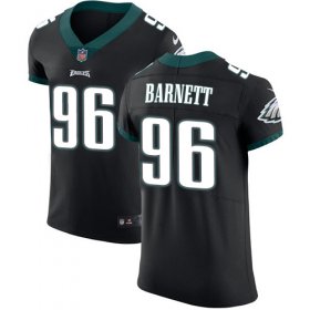 Wholesale Cheap Nike Eagles #96 Derek Barnett Black Alternate Men\'s Stitched NFL Vapor Untouchable Elite Jersey