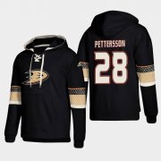 Wholesale Cheap Anaheim Ducks #28 Marcus Pettersson Black adidas Lace-Up Pullover Hoodie
