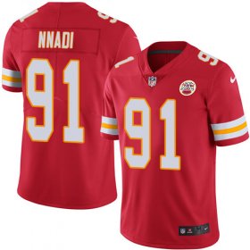Wholesale Cheap Nike Chiefs #91 Derrick Nnadi Red Team Color Men\'s Stitched NFL Vapor Untouchable Limited Jersey
