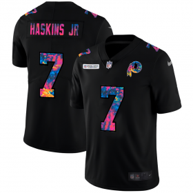 Cheap Washington Redskins #7 Dwayne Haskins Jr Men\'s Nike Multi-Color Black 2020 NFL Crucial Catch Vapor Untouchable Limited Jersey