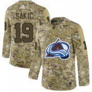 Wholesale Cheap Adidas Avalanche #19 Joe Sakic Camo Authentic Stitched NHL Jersey