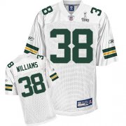 Wholesale Cheap Packers #38 Tramon Williams White Super Bowl XLV Stitched NFL Jersey