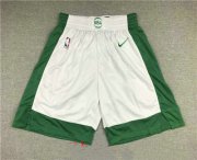 Wholesale Cheap Men's Boston Celtics White 2021 Nike City Edition Swingman Stitched NBA Shorts