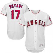 Wholesale Cheap Angels of Anaheim #17 Shohei Ohtani White Flexbase Authentic Collection Stitched MLB Jersey