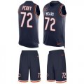 Wholesale Cheap Nike Bears #72 William Perry Navy Blue Team Color Men's Stitched NFL Limited Tank Top Suit Jersey
