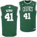 Wholesale Cheap Boston Celtics #41 Kelly Olynyk Green Swingman Jersey