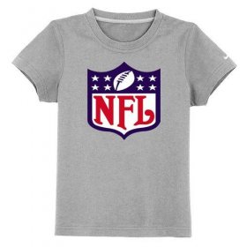 Wholesale Cheap NFL Logo Youth T-Shirt Grey