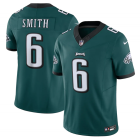 Wholesale Cheap Men\'s Philadelphia Eagles #6 DeVonta Smith Green 2023 F.U.S.E. Vapor Untouchable Limited Stitched Football Jersey