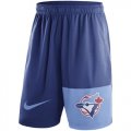 Wholesale Cheap Men's Toronto Blue Jays Nike Royal Cooperstown Collection Dry Fly Shorts