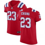 Wholesale Cheap Nike Patriots #23 Patrick Chung Red Alternate Men's Stitched NFL Vapor Untouchable Elite Jersey