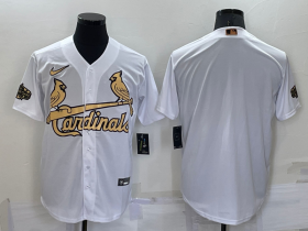 Wholesale Men\'s St Louis Cardinals Blank White 2022 All Star Stitched Cool Base Nike Jersey