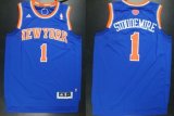Wholesale Cheap New York Knicks #1 Amare Stoudemire Revolution 30 Swingman 2013 Blue Jersey