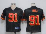 Wholesale Cheap Chiefs #91 Tamba Hali Black Stitched NFL Jersey