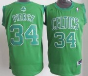 Wholesale Cheap Boston Celtics #34 Paul Pierce Revolution 30 Swingman Green Big Color Jersey