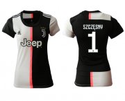 Wholesale Cheap Women's Juventus #1 Szczesny Home Soccer Club Jersey