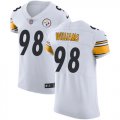 Wholesale Cheap Nike Steelers #98 Vince Williams White Men's Stitched NFL Vapor Untouchable Elite Jersey
