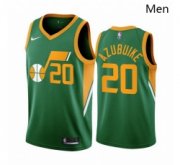 Wholesale Cheap Men Utah Jazz 20 Udoka Azubuike Green NBA Swingman 2020 21 Earned Edition Jersey
