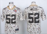 Wholesale Cheap Nike 49ers #52 Patrick Willis Camo USMC Men's Stitched NFL Elite Jersey