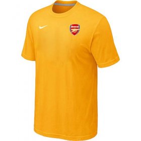 Wholesale Cheap Nike Arsenal Soccer T-Shirt Yellow