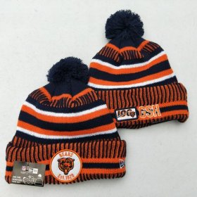 Wholesale Cheap Bears Fresh Logo Orange 100th Season Pom Knit Hat YD