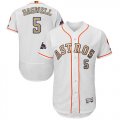 Wholesale Cheap Astros #5 Jeff Bagwell White FlexBase Authentic 2018 Gold Program Cool Base Stitched MLB Jersey