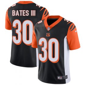 Wholesale Cheap Nike Bengals #30 Jessie Bates III Black Team Color Men\'s Stitched NFL Vapor Untouchable Limited Jersey