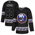 Wholesale Cheap Adidas Islanders #53 Casey Cizikas Black Authentic Team Logo Fashion Stitched NHL Jersey