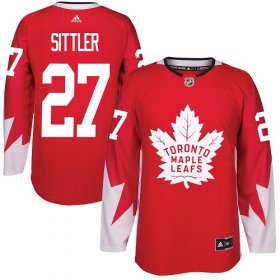 Wholesale Cheap Adidas Maple Leafs #27 Darryl Sittler Red Team Canada Authentic Stitched NHL Jersey