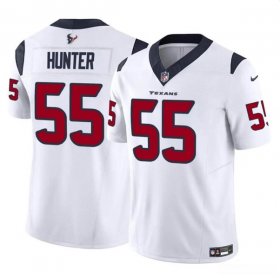 Cheap Men\'s Houston Texans #55 Danielle Hunter White 2024 F.U.S.E Vapor Untouchable Limited Football Stitched Jersey