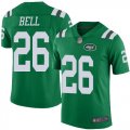 Wholesale Cheap Nike Jets #26 Le'Veon Bell Green Men's Stitched NFL Limited Rush Jersey