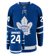 Wholesale Cheap Men's Toronto Maple Leafs #24 Wayne Simmonds Adidas Authentic Home NHL Hockey Jersey