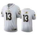 Wholesale Cheap Arizona Cardinals #13 Christian Kirk Men's Nike White Golden Edition Vapor Limited NFL 100 Jersey