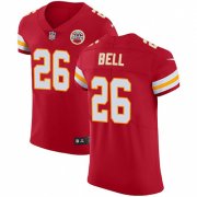 Wholesale Cheap Nike Chiefs #26 Le'Veon Bell Red Team Color Men's Stitched NFL Vapor Untouchable Elite Jersey
