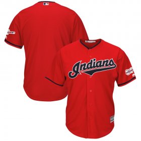 Wholesale Cheap Cleveland Indians Blank Majestic Alternate 2019 All-Star Game Patch Cool Base Team Jersey Scarlet