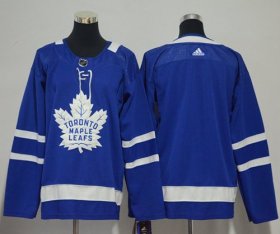Wholesale Cheap Adidas Maple Leafs Blank Blue Home Stitched Youth NHL Jersey