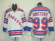 Wholesale Cheap Rangers #99 Wayne Gretzky White CCM Road Stitched NHL Jersey