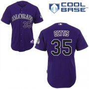 Wholesale Cheap Rockies #35 Chad Bettis Purple Cool Base Stitched Youth MLB Jersey