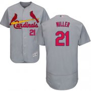 Wholesale Cheap Cardinals #21 Andrew Miller Grey Flexbase Authentic Collection Stitched MLB Jersey