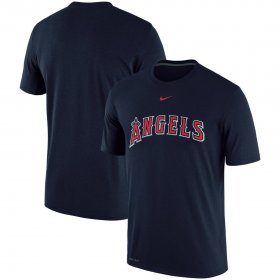 Wholesale Cheap Los Angeles Angels Nike Batting Practice Logo Legend Performance T-Shirt Navy