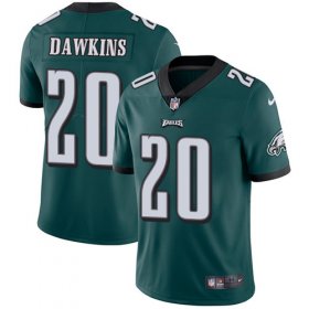 Wholesale Cheap Nike Eagles #20 Brian Dawkins Midnight Green Team Color Men\'s Stitched NFL Vapor Untouchable Limited Jersey