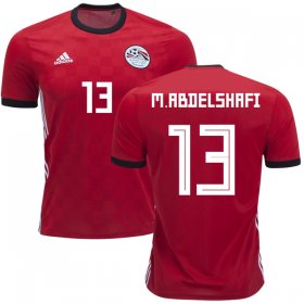 Wholesale Cheap Egypt #13 M.Abdelshafi Red Home Soccer Country Jersey