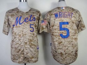 Wholesale Cheap Mets #5 David Wright Alternate Camo Cool Base Stitched MLB Jersey