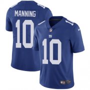 Wholesale Cheap Nike Giants #10 Eli Manning Royal Blue Team Color Men's Stitched NFL Vapor Untouchable Limited Jersey