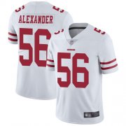 Wholesale Cheap Nike 49ers #56 Kwon Alexander White Men's Stitched NFL Vapor Untouchable Limited Jersey