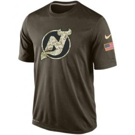 Wholesale Cheap Men\'s New Jersey Devils Salute To Service Nike Dri-FIT T-Shirt