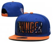 Wholesale Cheap Oklahoma City Thunder Stitched Snapback Hats 007