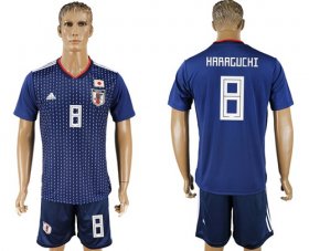 Wholesale Cheap Japan #8 Haraguchi Home Soccer Country Jersey