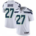 Wholesale Cheap Nike Seahawks #27 Mike Davis White Men's Stitched NFL Vapor Untouchable Limited Jersey
