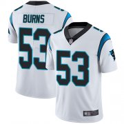 Wholesale Cheap Nike Panthers #53 Brian Burns White Men's Stitched NFL Vapor Untouchable Limited Jersey